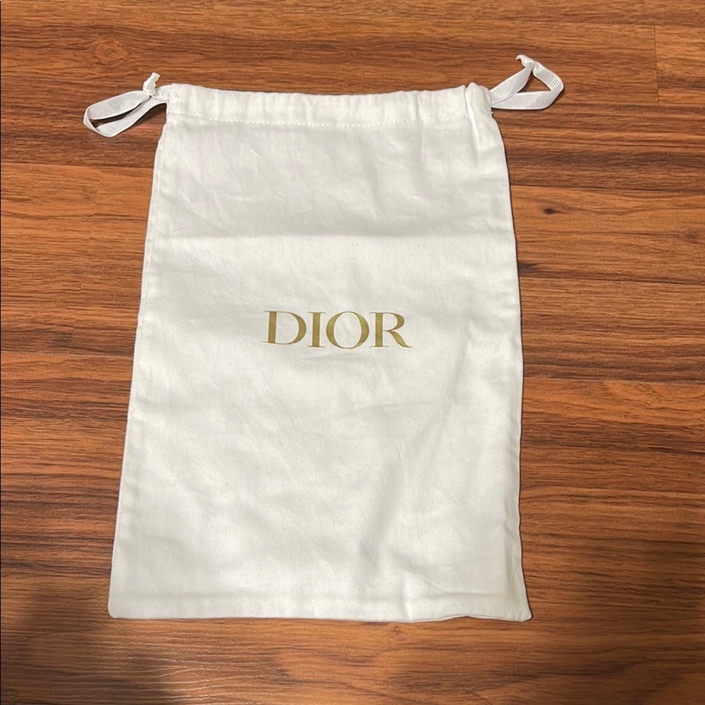 Dior White Dust Bag set of 2